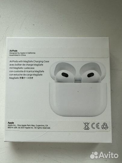 Коробка от airpods 3