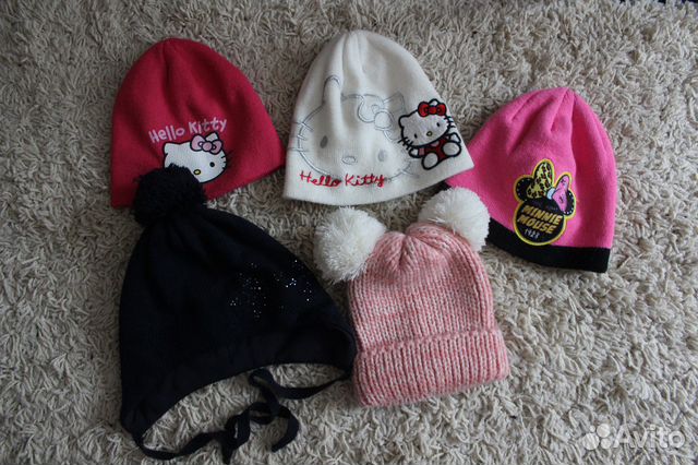 Шапочки на девочку весна -осень 50-52