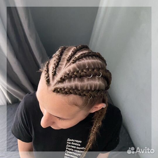 Брейды, боксерские косы, афрокосы, афрохвост