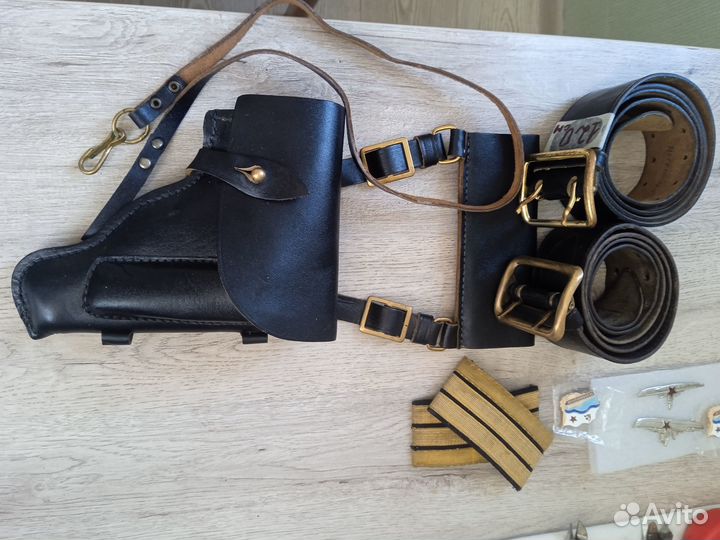 Ремень, кобура, тренчик. вмф