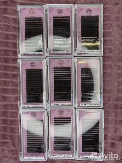 Палетки для наращивания ресниц