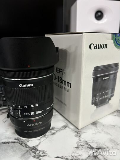 Объектив canon 10-18