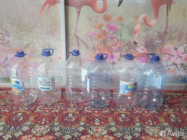 Пластиковые бутылки 5 литров