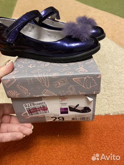 Туфли для девочки 28