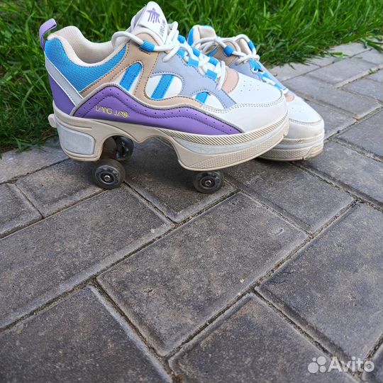 Роликовые кроссовки 36