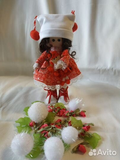 Интерьерная кукла ручной работы