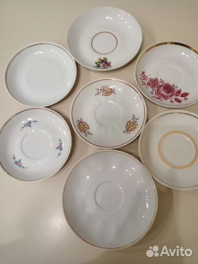 Чайные блюдца тарелки