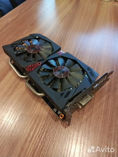 Видеокарта asus strix GTX 750 Ti OC 2 gb