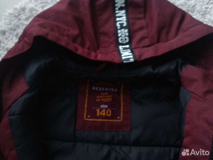 Парка для мальчика демисезон, р140
