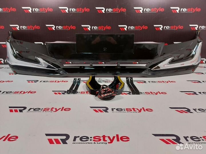 Губа Toyota Land Cruiser Prado 120 Modellista Черн