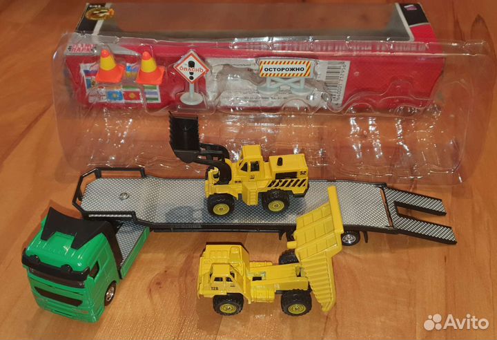 Набор строительных машин (металлический)