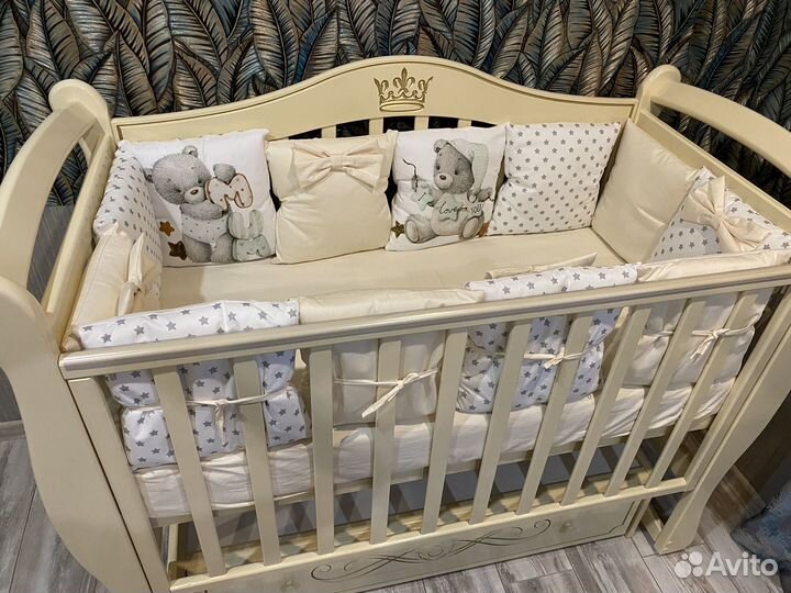 Бортики в детскую кроватку