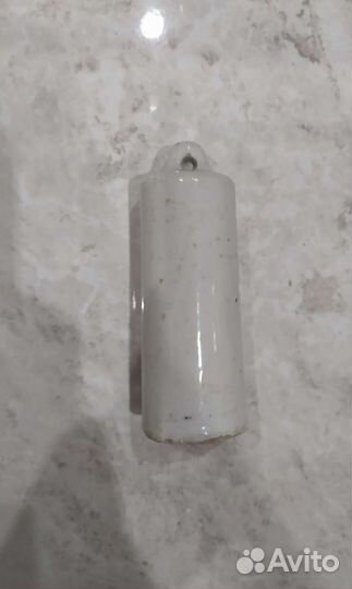 Старый керамический грузик для часов