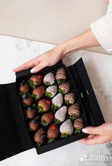 Набор клубники в бельгийском шоколаде