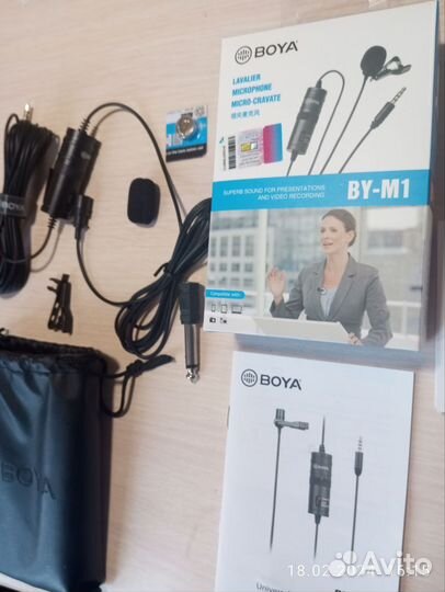 Петличный микрофон boya BY-M1. Новый