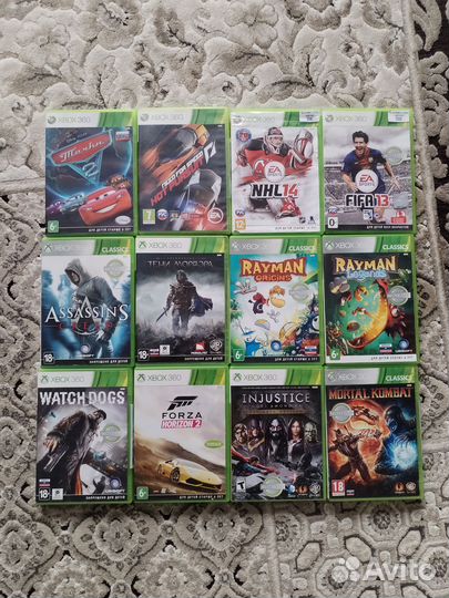 Диски Xbox 360 и PS3 игры лицензия