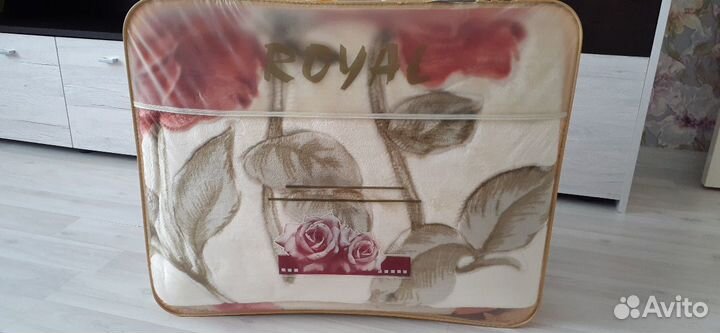 Плед варежка двусторонний (евро)