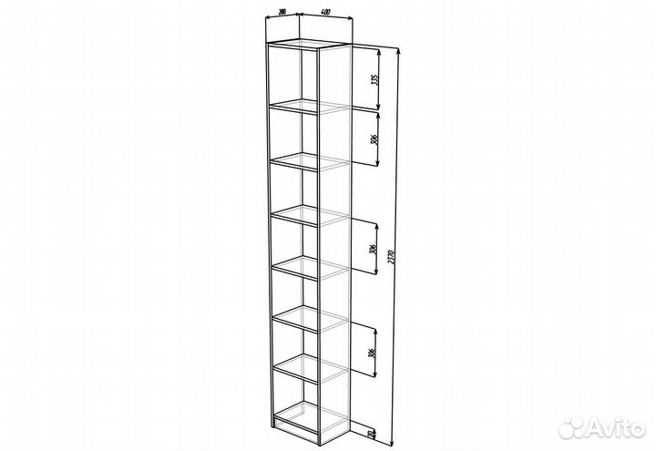 Стеллаж «Билли 09 IKEA»