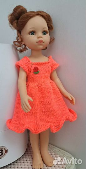 Вязаная одежда для куклы Паола рейна