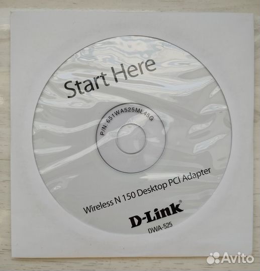Адаптер беспроводной D-Link DWA-525/A2A PCI