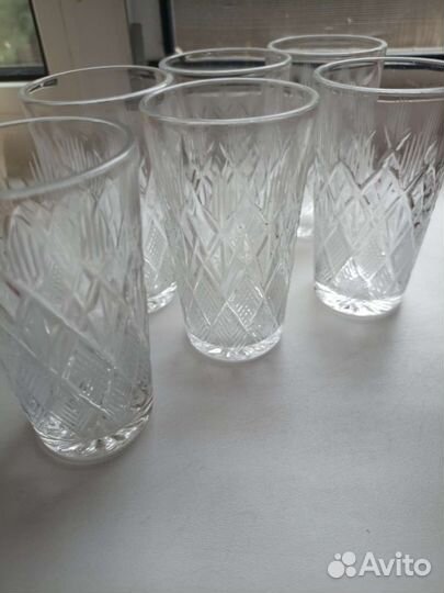 Хрусталь СССР (стопки,конфетница,графин)