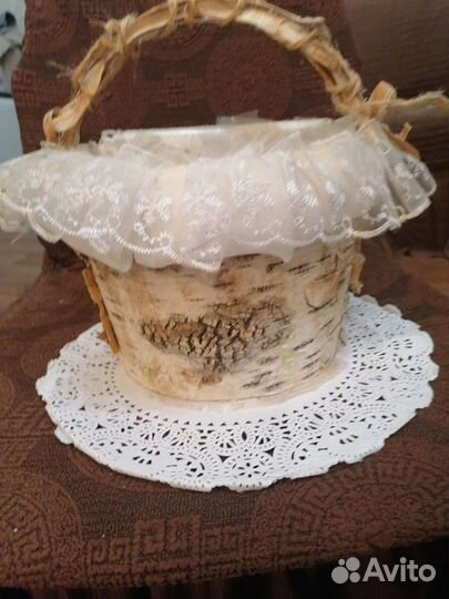 Корзинка из натур. бересты