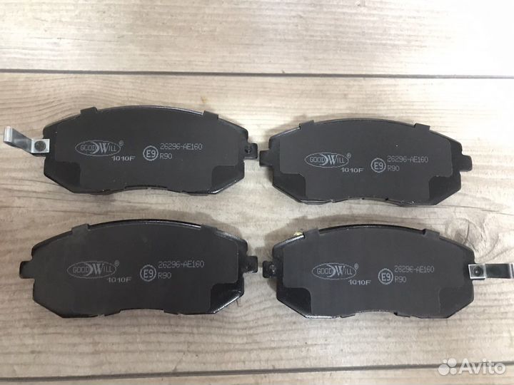 Колодки задние goodwill 1010F Subaru Impreza