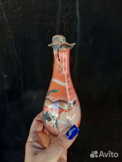 Графин СССР внутри песок