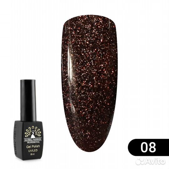 Гель лак Disco Gel Shine Spectrum, Global Fashion