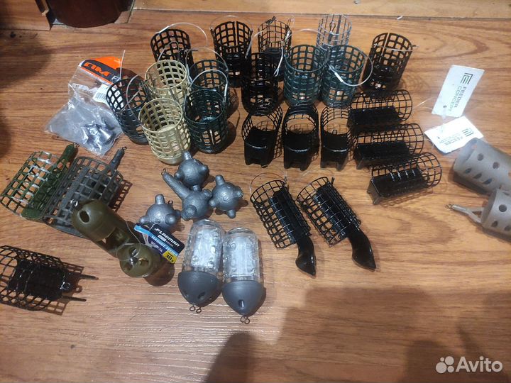 Кормушки фидерные 30шт + маркеры