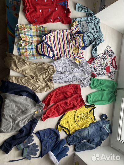 Вещи пакетом на мальчика 86-92