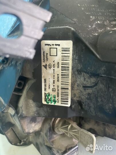 Фара renault duster щиток приборов