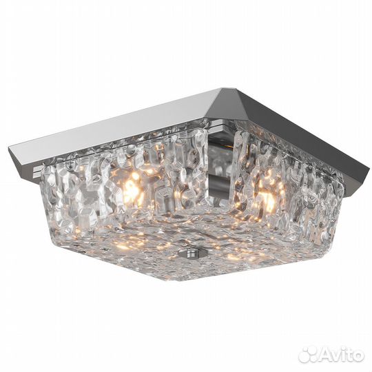 Crystal Lux damian PL4 nickel damian потолочный св