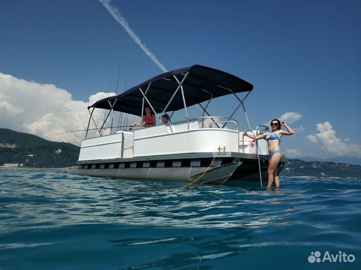 Понтонный катер катамаран Турист-720