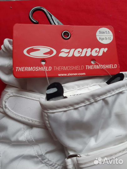 Перчатки горнолыжные Ziener 9-10 лет новые