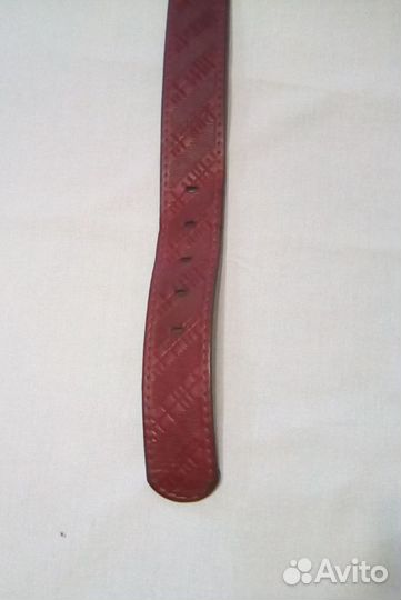 Ремень бордовый широкий Cobelti с пряжкой