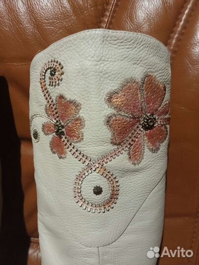 Сапоги зимние женские из натуральной кожи