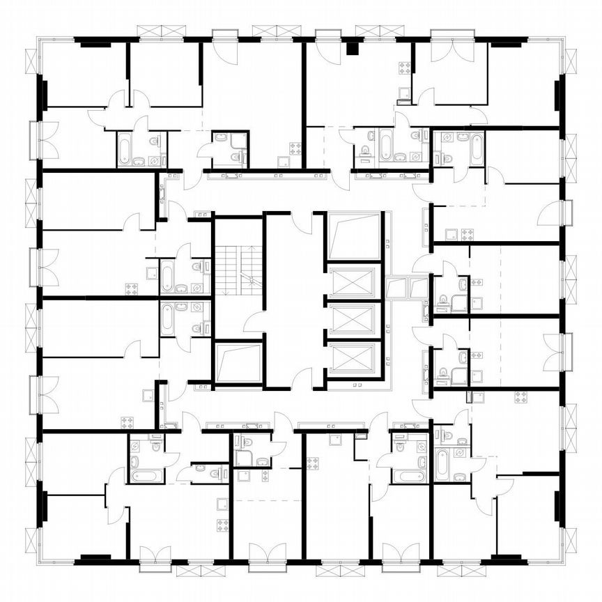 2-к. квартира, 53,9 м², 16/23 эт.