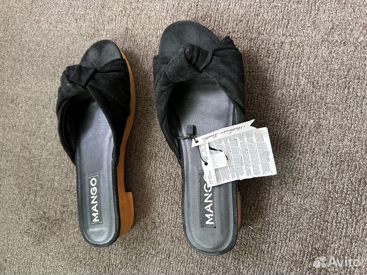 Сабо замша натуральная 38р