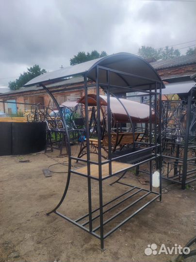 Мангальная зона для барбекю