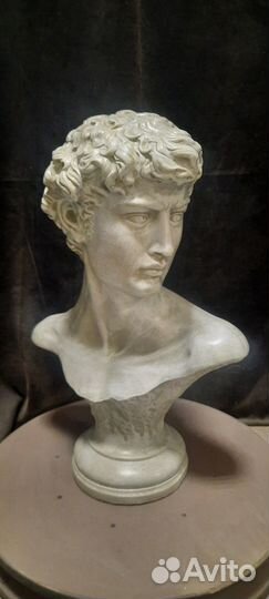 Бюст Давида Большой 0,65м Статуя Светильник Столик