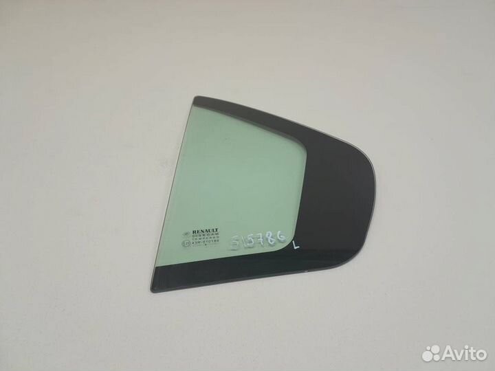 Стекло двери задней левой форточка Renault Logan 2