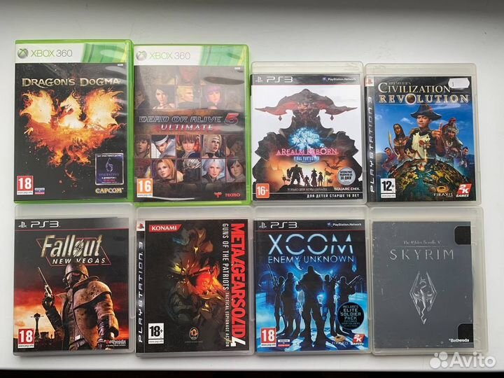 Лицензионные игры ps3 и xbox 360