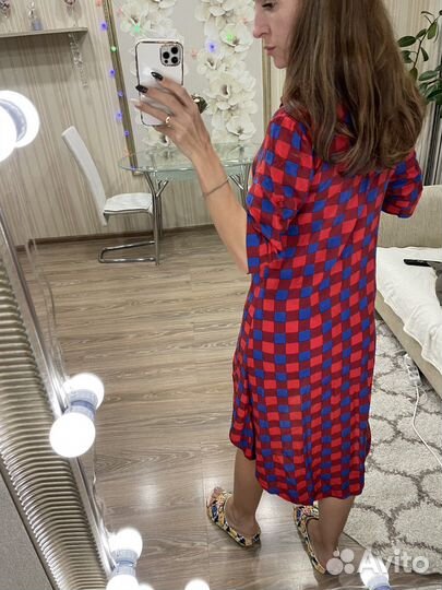 Платье рубашка 42