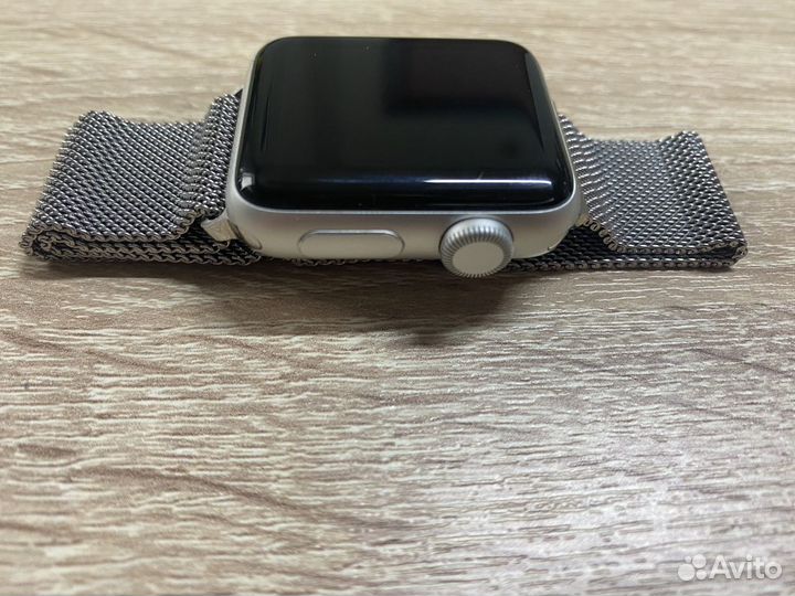 Часы apple watch 3 38 mm оригинал + три ремня