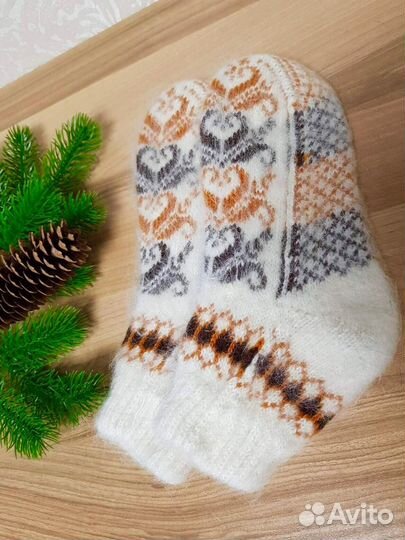 Варежки и носки пуховые