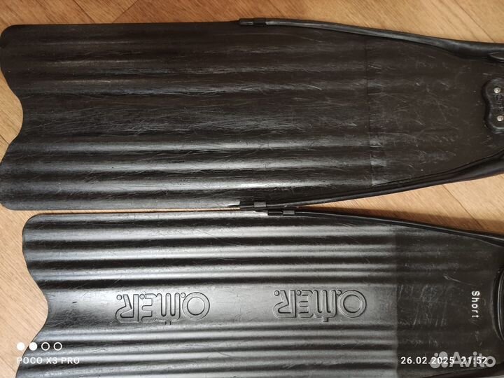 Ласты для подводной охотыomer stingray 47-48.б/у