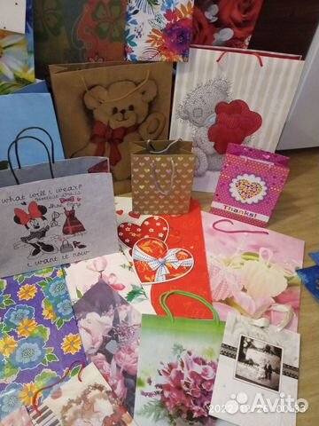 Подарочные пакеты на любой праздник. много