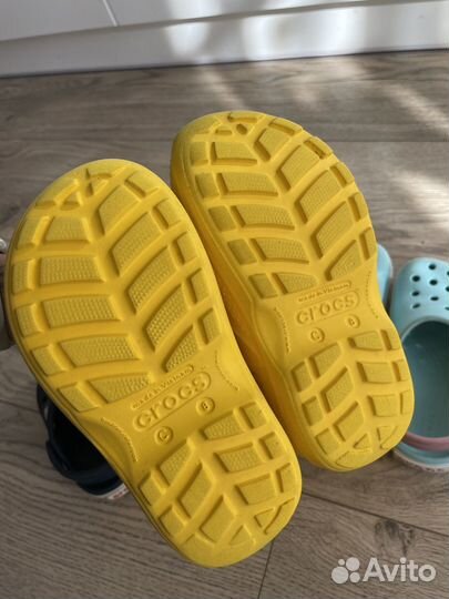 Резиновые сапоги, сабо crocs c7/c8