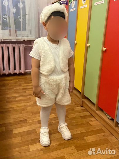 Новогодний костюм зайчик для мальчика